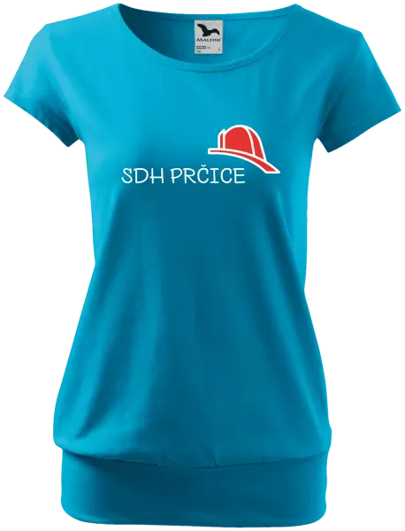 Dámske tričko SDH s vlastným názvom zboru