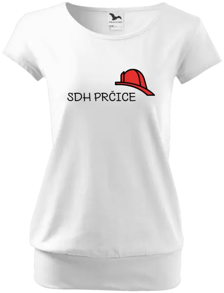 Dámske tričko SDH s vlastným názvom zboru