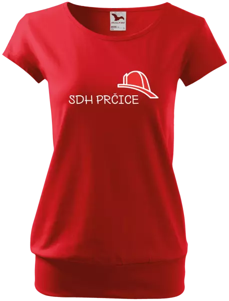 Dámske tričko SDH s vlastným názvom zboru
