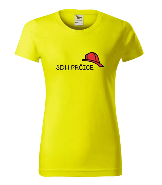 Dámske tričko SDH s vlastným názvom zboru