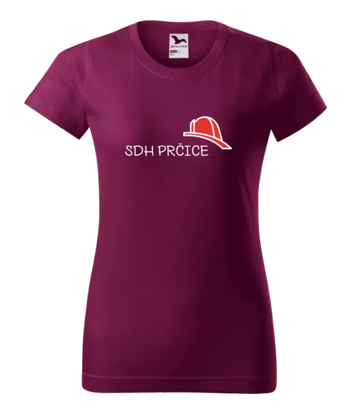Dámske tričko SDH s vlastným názvom zboru