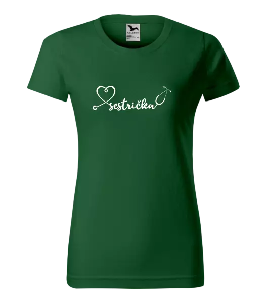 Dámske tričko Sestrička - stetoskop