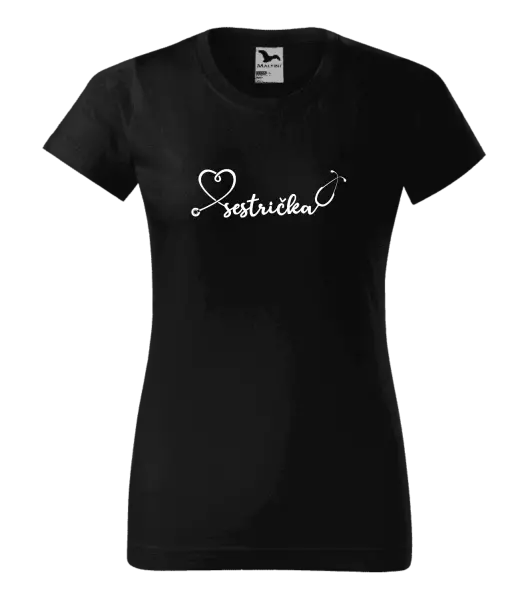 Dámske tričko Sestrička - stetoskop