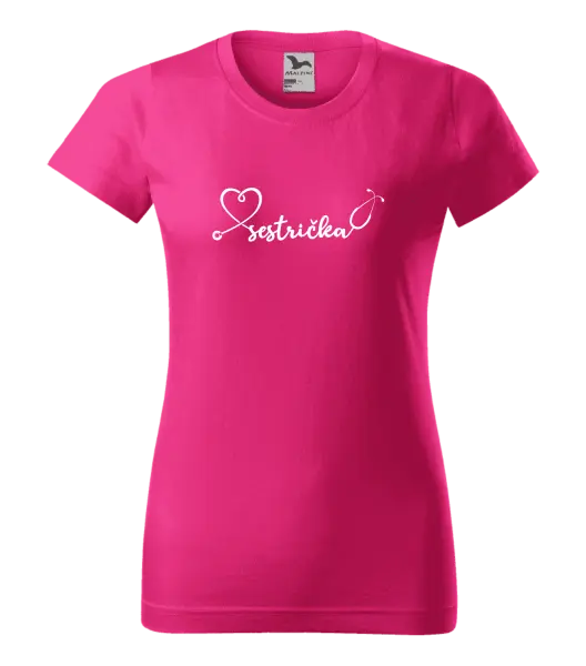 Dámske tričko Sestrička - stetoskop