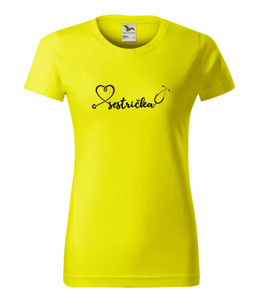 Dámske tričko Sestrička - stetoskop