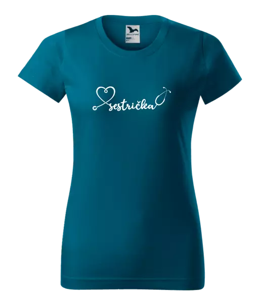 Dámske tričko Sestrička - stetoskop