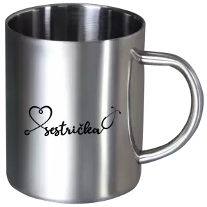 Nerezový hrnček Sestrička - stetoskop