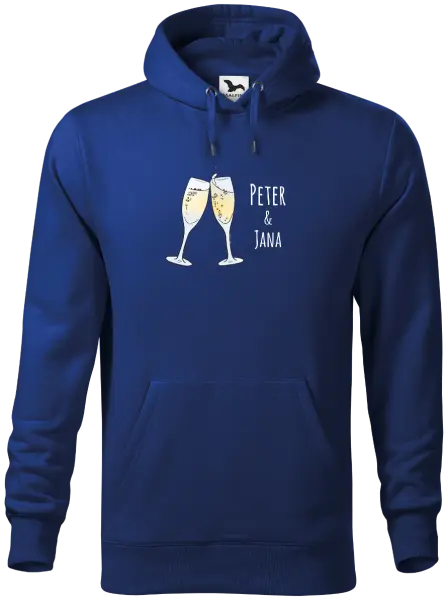 Pánska mikina Poháre s menami