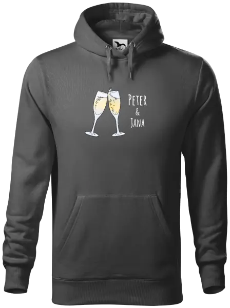 Pánska mikina Poháre s menami