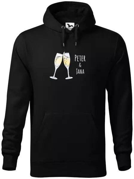 Pánska mikina Poháre s menami