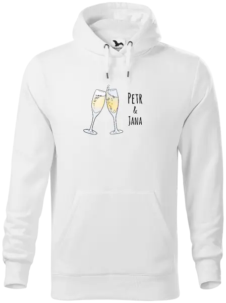 Pánska mikina Poháre s menami