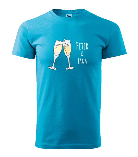 Pánske tričko Poháre s menami