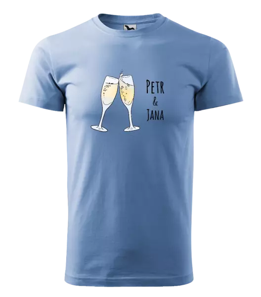 Pánske tričko Poháre s menami