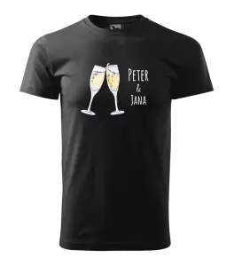 Pánske tričko Poháre s menami