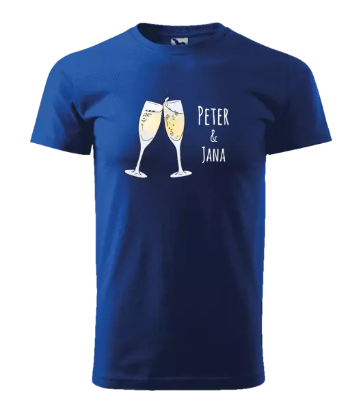Pánske tričko Poháre s menami