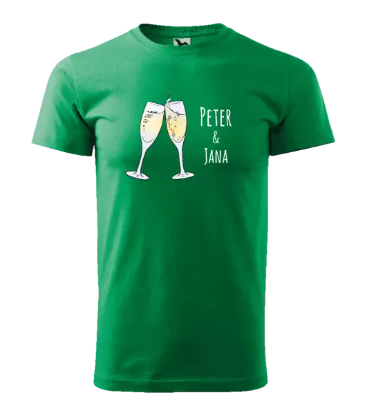 Pánske tričko Poháre s menami