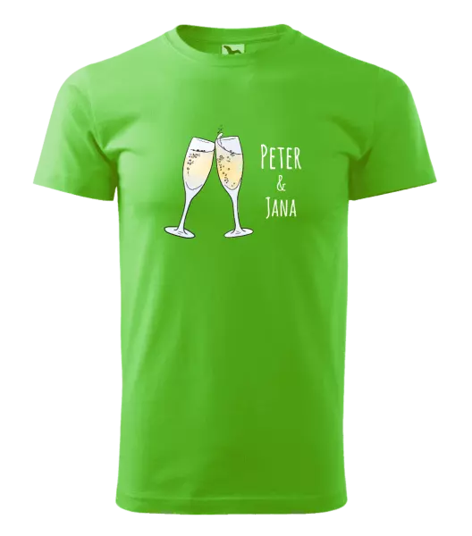 Pánske tričko Poháre s menami