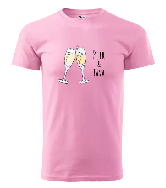 Pánske tričko Poháre s menami