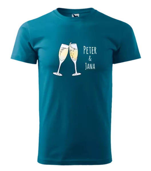 Pánske tričko Poháre s menami