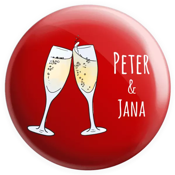 Placka Poháre s menami