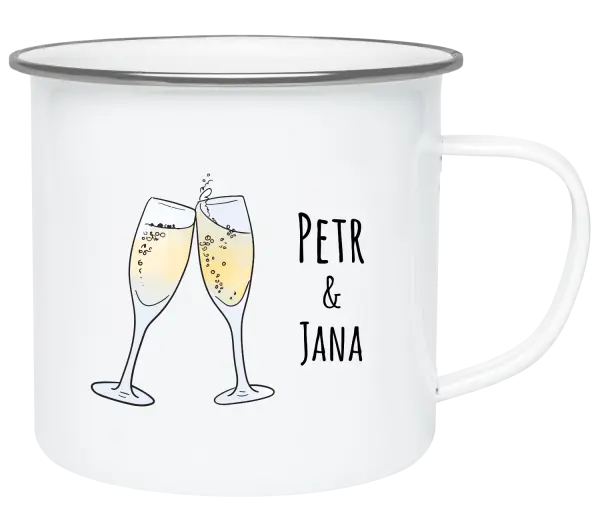 Plecháčik Poháre s menami