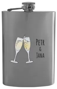 Ploskačka Poháre s menami