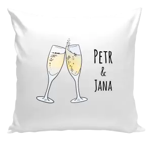 Vankúš Poháre s menami