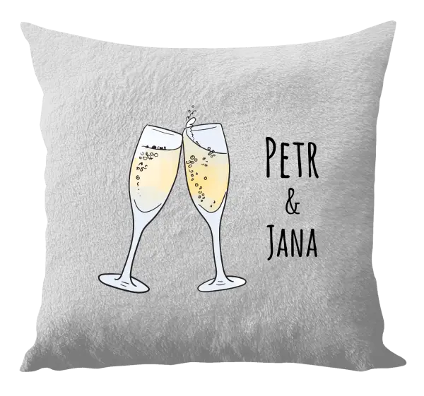 Vankúš Poháre s menami