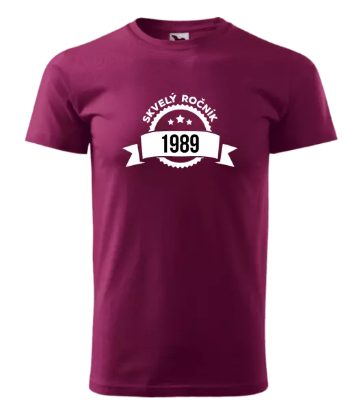Pánske narodeninové tričko Skvelý ročník