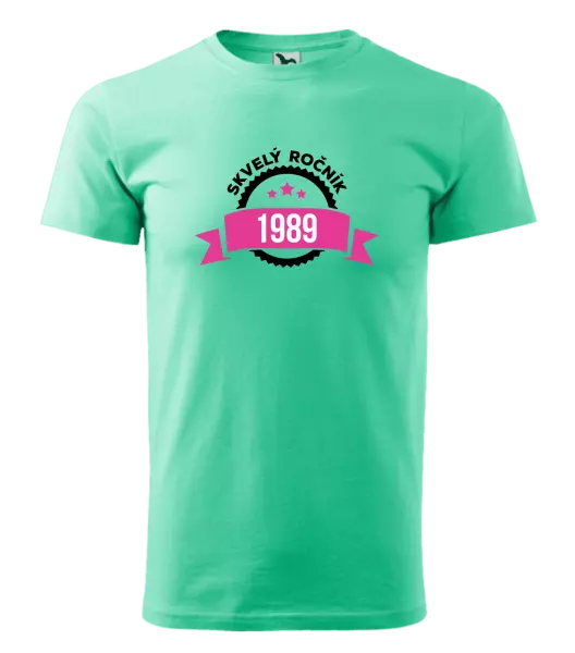 Pánske narodeninové tričko Skvelý ročník