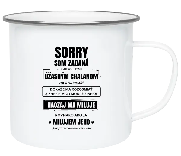 Plecháčik Sorry, som zadaná