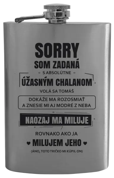 Ploskačka Sorry, som zadaná