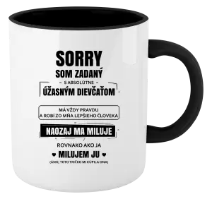 Hrnček  Sorry, som zadaný