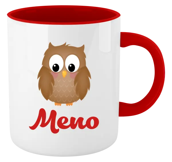 Hrnček  Sovička s menom