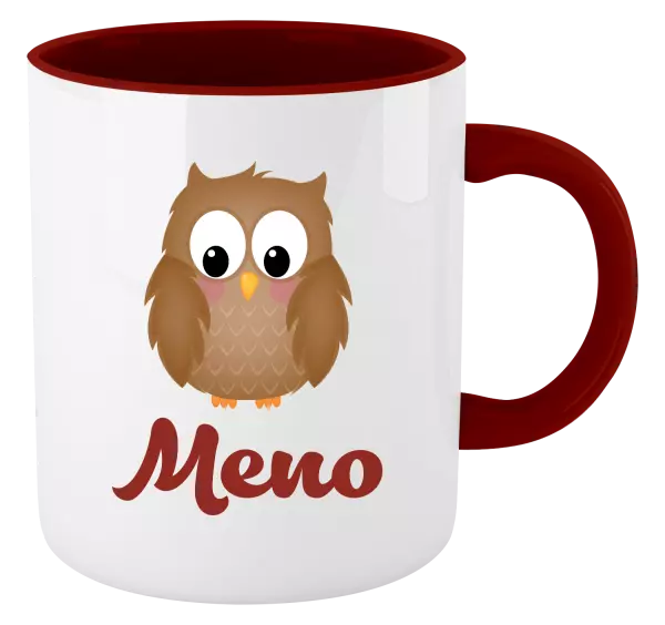 Hrnček  Sovička s menom