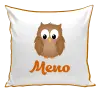Vankúš Sovička s menom