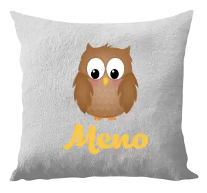 Vankúš Sovička s menom