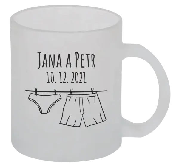 Hrnček Spodná bielizeň s menami