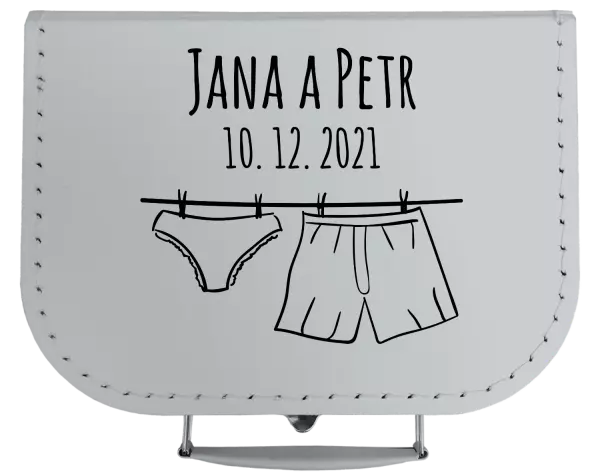 Kufrík Spodná bielizeň s menami