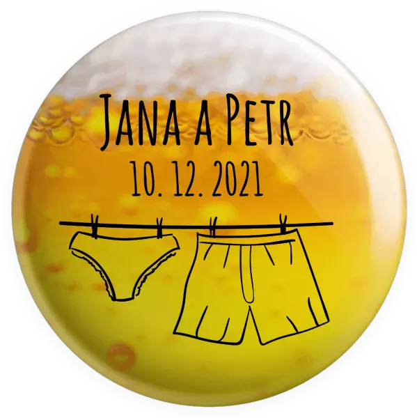 Placka Spodná bielizeň s menami