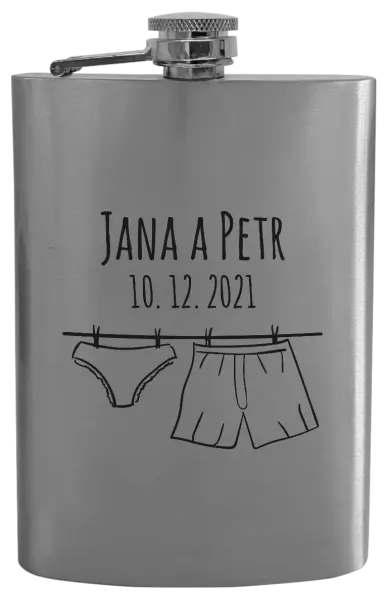 Ploskačka Spodná bielizeň s menami