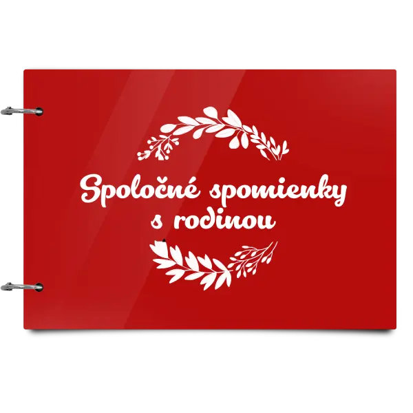 Plexi album sa sponami Spoločné spomienky, čierne lístočky