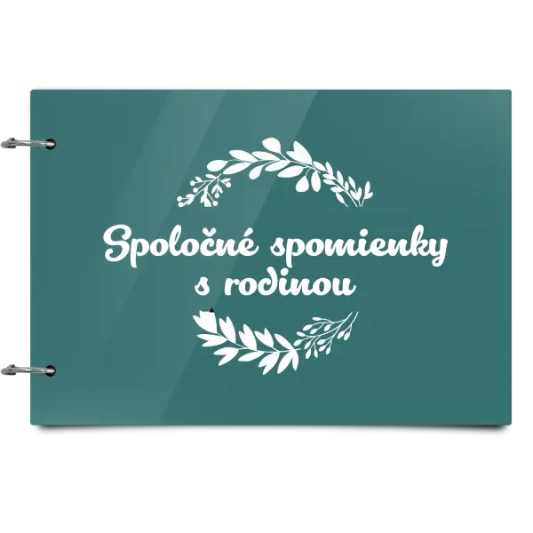 Plexi album sa sponami Spoločné spomienky, čierne lístočky