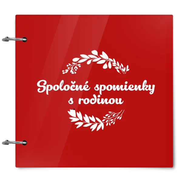 Plexi album sa sponami Spoločné spomienky, čierne lístočky