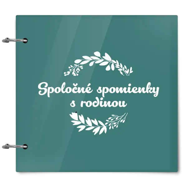 Plexi album sa sponami Spoločné spomienky, čierne lístočky