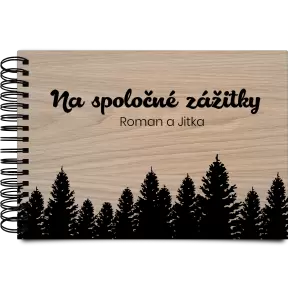 Drevený album s krúžkovou väzbou Spoločné zážitky