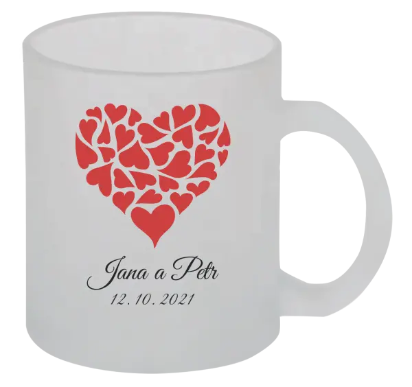 Hrnček Srdce s menami