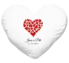 Vankúš Srdce s menami