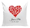 Vankúš Srdce s menami