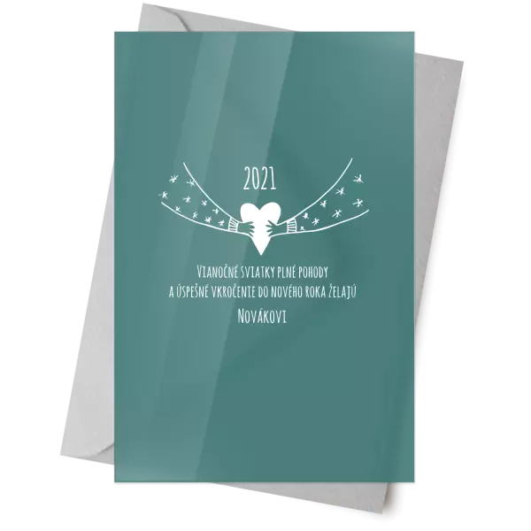 Plexisklo 10 x 15 cm Srdiečko